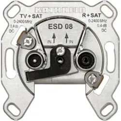 Kathrein SAT-Steckdose 2fach Einzeldose, Twin ESD 08