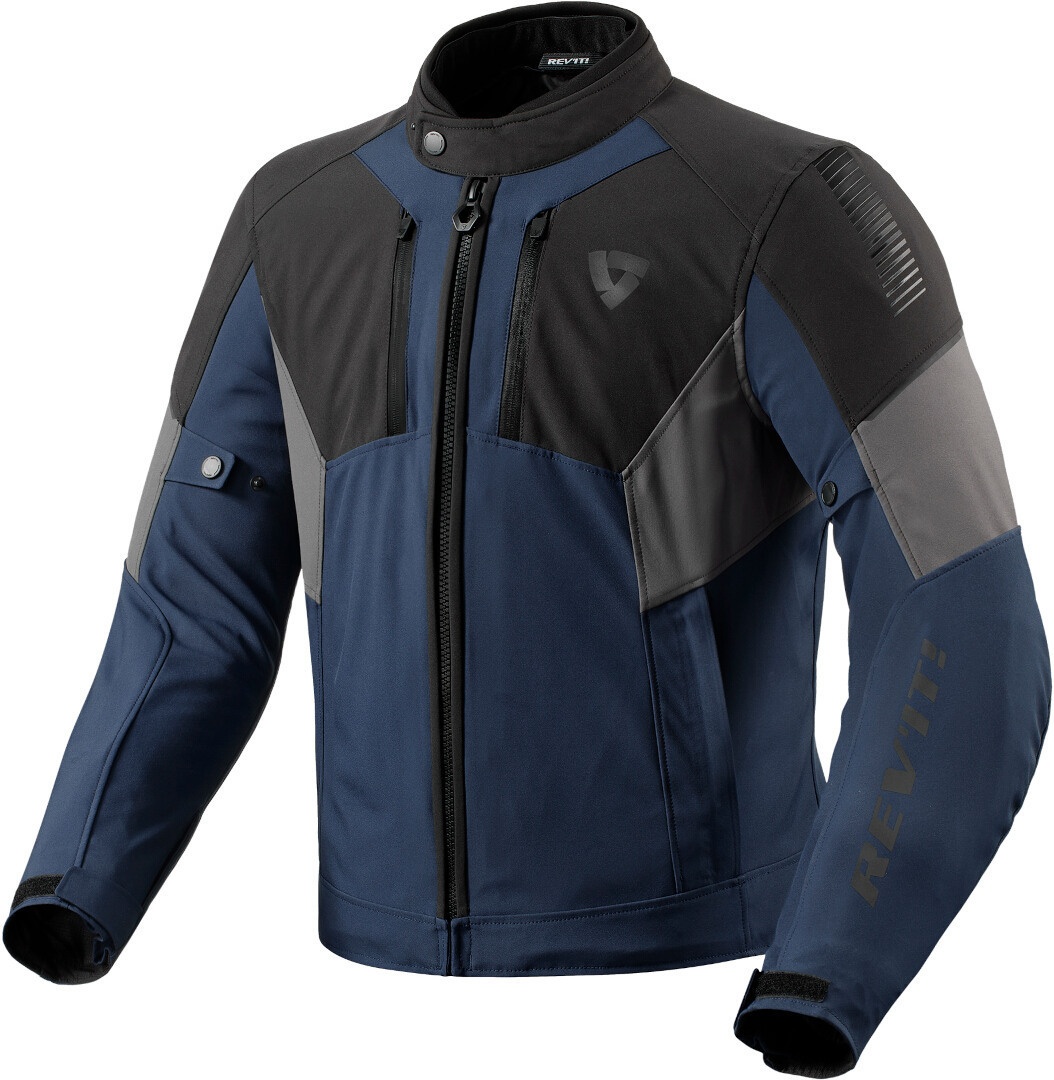 Revit Catalyst H2O Motorfiets textiel jas, zwart-blauw, 2XL Voorman