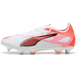Puma Ultra 5 Match Stollenschuhe Herren White/Black/Glowing Red 40