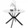 MCA Furniture Esstisch »UBATE Vierfußtisch«, (1 St.), Keramik, Metall, weiß marmoriert, dining table, 4-6 Personen weiß