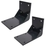 Mendler 2er-Set Deckenadapter für Kassetten-Markise T122 T123, Deckenmontage Halterung Adapter ~ anthrazit