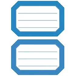 HERMA Buchetiketten, blaue Randgestaltung, 82 x 55 mm