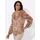 CREATION L Druck-Bluse ecru/papaya 48