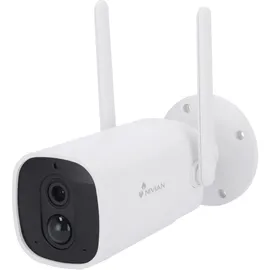 Nivian FullHD WLAN-Überwachungskamera Weiß