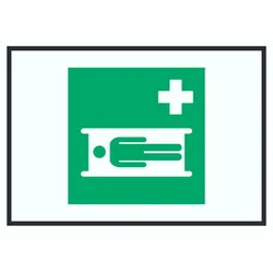 HB-Druck Krankentrage Symbol A2 (420x594mm) Schild