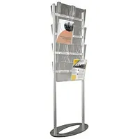 Update displays Prospektständer Info Center silber DIN A4, 1