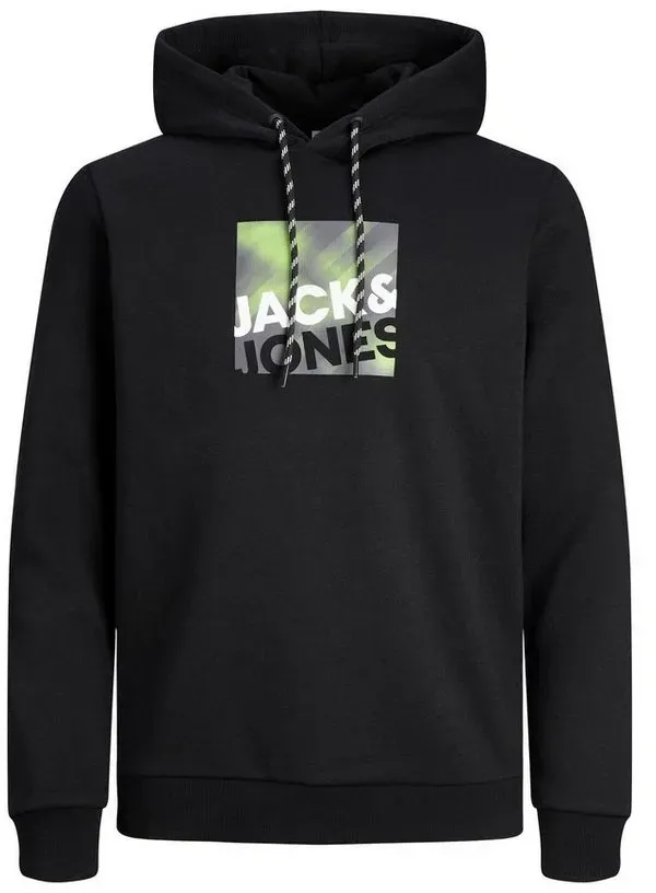 Jack & Jones Hoodie Hoodie Logan Kapuzensweatshirt (1-tlg) schwarz M