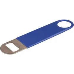 Flaschenöffner Vinylüberzug - blau - Blau