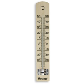 Metaltex Innenthermometer Thermometer + Hygrometer, Grau