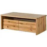 MASSIVMOEBEL24.DE Couchtisch Wildeiche natur geölt 120 x 45 x 70 cm