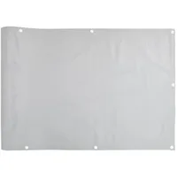 vidaXL Balkon-Sichtschutz Grau 700x75 cm PVC