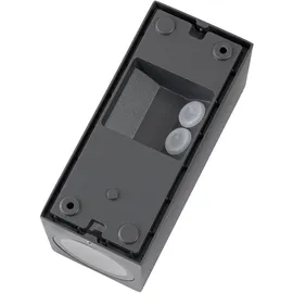 LUCANDE Außenwandleuchte Aluminium 16,5 cm 2-flammig GU10 schwarz