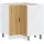 vidaXL Eckunterschrank Porto Artisan-Eiche 0 x 0 x 0 cm Braun