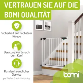 Bomi Türschutzgitter Mira 85-243 cm in Weiß | Gr.: 135-143 cm