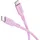 goobay USB-CTM-Silikonkabel, 1,5 m, Pink