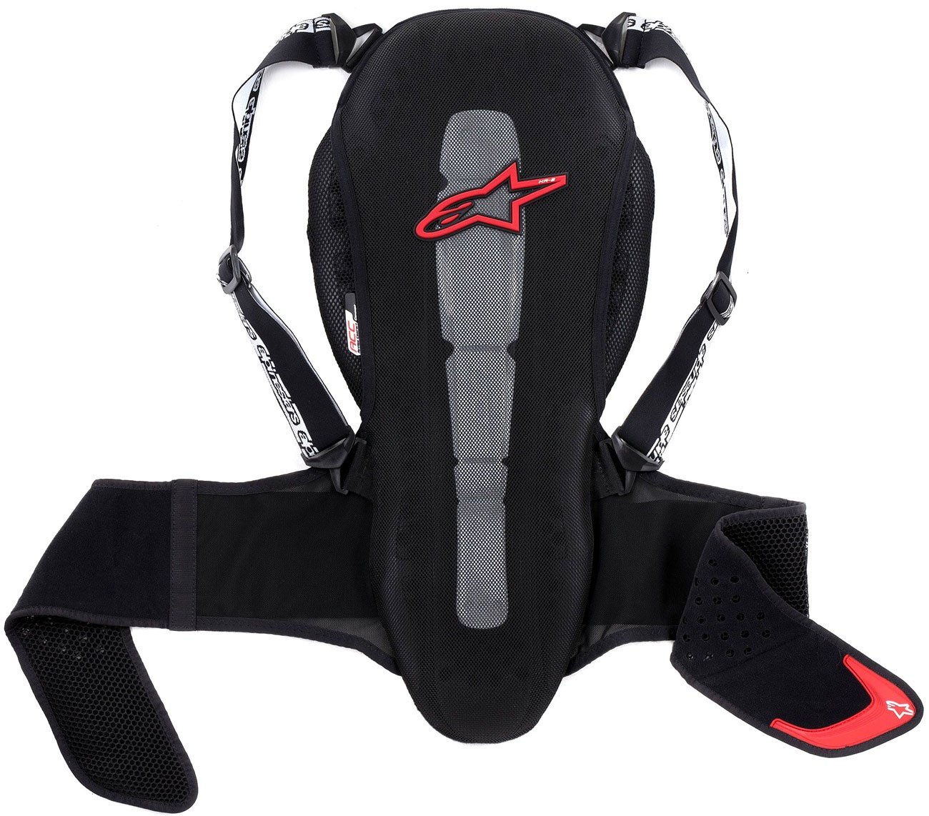 Alpinestars Nucleon KR-2, Rückenprotektor - Schwarz/Rot - XS