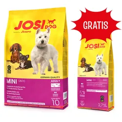 JOSERA JosiDog Mini 10kg + 2,7kg GRATIS!!