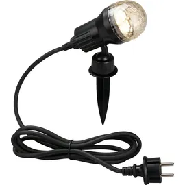 Brilo led Außenleuchte schwenkbar 1xGU10 IP44 3 w schwarz Kunststoff ner