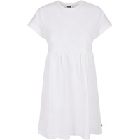 URBAN CLASSICS Ladies Organic Empire Valance Tee Dress in Weiß, Größe S