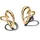 Pandora Ohrstecker Creolen Herz Goldfarben 264664C01 onesize