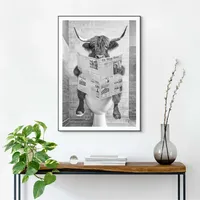 Reinders! Reinders Wandbild 50 x 70 cm Highlander Toilet