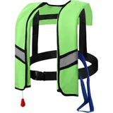 Vollautomatische Rettungsweste | Lebensjacken Automatische aufblasbare Nylonverstellbare Schnalle Schwimmweste mit reflektierenden Streifen | Wassersportweste für Erwachsene, Kinder