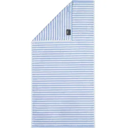 Cawö Handtücher Campus Ringel 955 sky - 10 Handtuch 50x100 cm Weiss 
