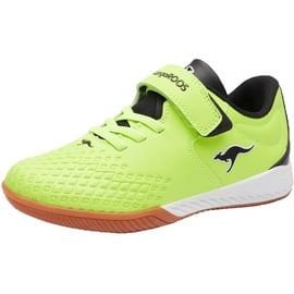 KANGAROOS K5-Comb Ev Sneaker, Neon Yellow Jet Black, 30 EU