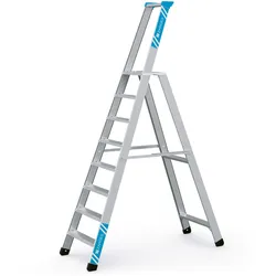 Zarges Stehleiter Seventec S mit Sicherheitsplattform 8 Stufen