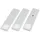 Kalb Material Für Möbel kalb LED Unterbauleuchten SET Solid2, silbergrau mit mech. Schalter, 3W, 200cm Kabellänge, 3er Set neutralweiss