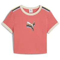 Puma T-Shirt EQUAL LOVE CONFEDERATION Kurzes figurbetontes T-Shirt mit