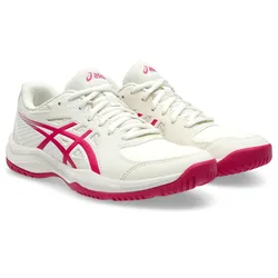 Tennisschuh ASICS "COURT SLIDE 4", Gr. 42, cream, bright rose, Synthetik, sportlich, Schuhe, Multicourt-Schuhe