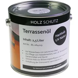 KAHRS Terrassenöl, 2,50 Liter Farbton: Hartholz UV Natur