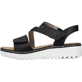 Rieker Keilsandalette Damen Schwarz 39