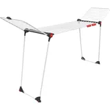 Vileda Infinity Flex plus Wäscheständer, Bis Zu 2M Ausziehbares Mittelteil, 30M