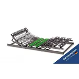 LEO PLANE Elektrischer 5-Zonen Tellerlattenrost 90 x 200 cm Tellerrahmen Lattenrost Montiert