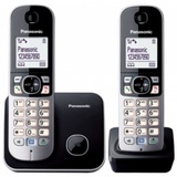 Panasonic KX-TG6812FRB Telefon DECT-Telefon Anrufer-Identifikation Schwarz,
