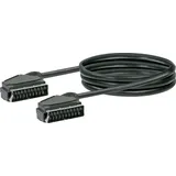 Schwaiger Scart Kabel 21-polig 1,5 m Schwarz