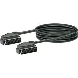 Schwaiger Scart Kabel 21-polig 1,5 m Schwarz