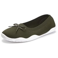 LASCANA Sneaker Ballerinas Damen olivgrün Gr.41