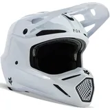 Fox V3 RS Carbon Solid Weiß XS