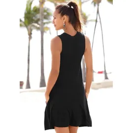 beachtime by lascana Strandkleid Schwarz 44