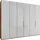 Wiemann Falttürenschrank Monaco 295,2 x 216 x 58 cm Braun/Weiß