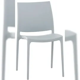 CLP Gartenstuhl Maya 44 x 44 x 81 cm grau