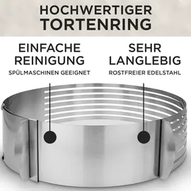 LAVUR Tortenring Set