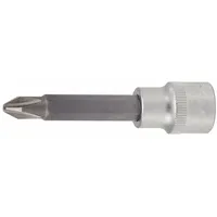KS Tools 1/2" Bit-Stecknuss, lang, PH2