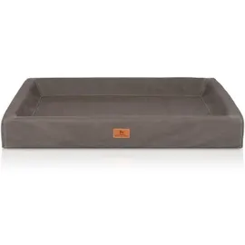 Knuffelwuff Hundebett Austin XL 105 x 80 cm braungrau