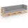 vidaXL 4-Sitzer Loungesofa Kiefer grau