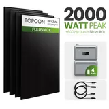 Tepto 2000W Balkonkraftwerk MaxPower mit 4 kWh Speicher