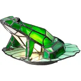 Elstead Lighting Tiffany Animal Tischleuchte Braun Frosch